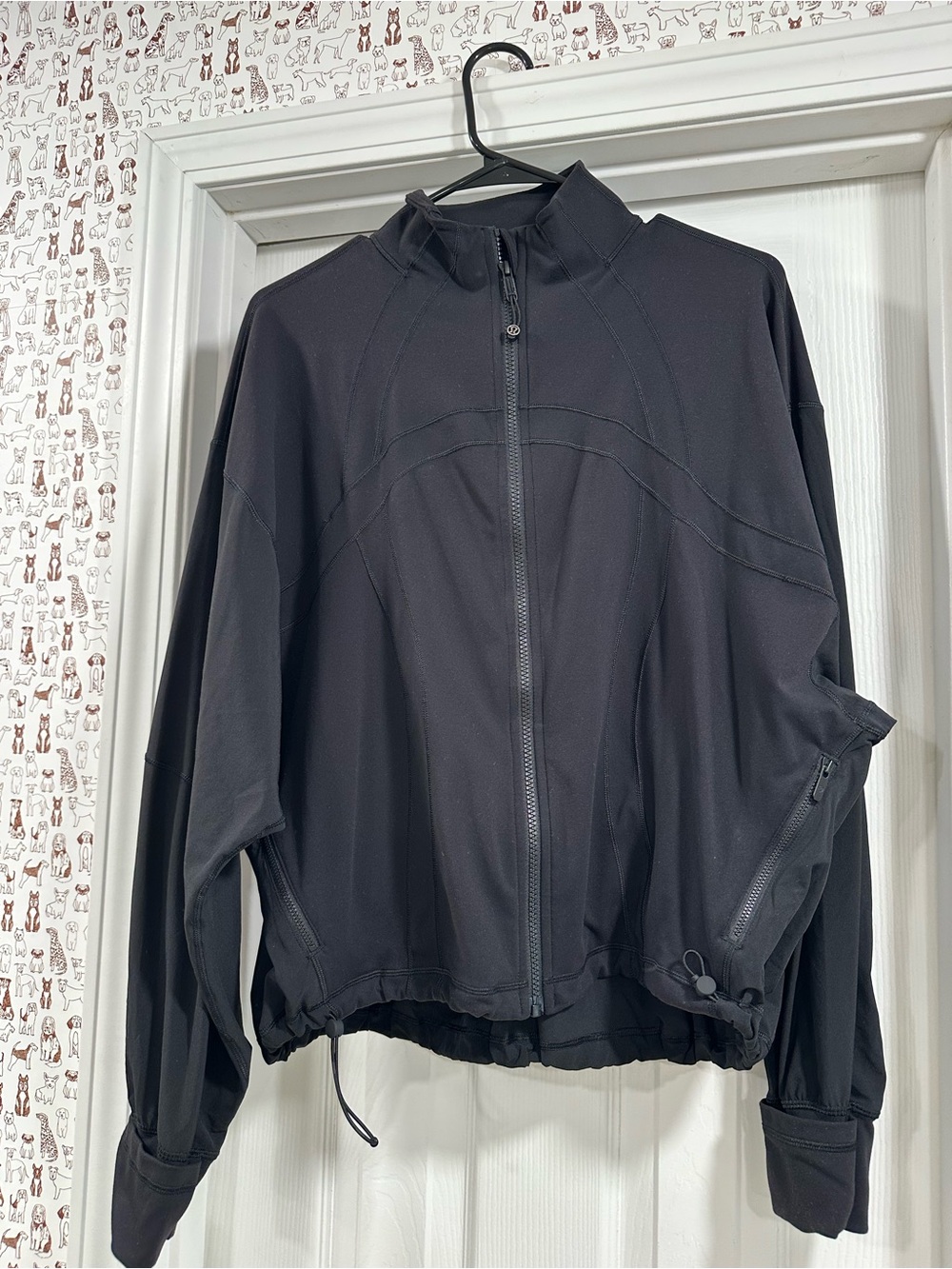 lululemon athletica Black Zip-Up Utility Jacket